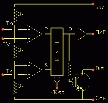 555 internal circuit