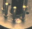 6L6 carbonised between two pins