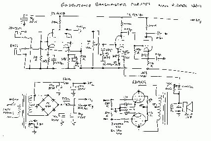 Model 1757 Bassmaster circuit