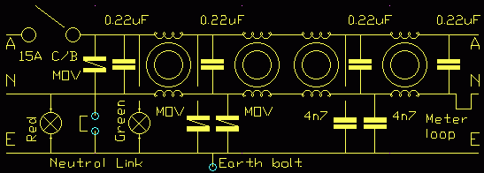 15A filter circuit