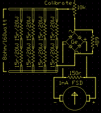 Dummy load and wattmeter