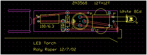 LED Torch Layout